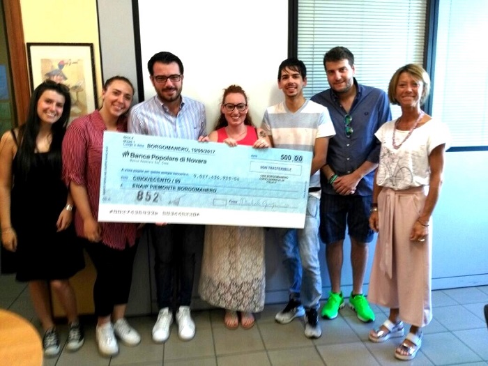 Donazione del Leo Club ad Enaip di Borgomanero