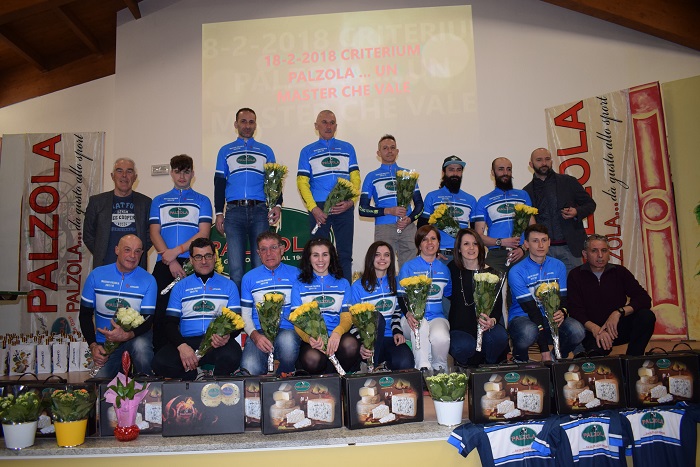 Le premiazioni del Criterium Palzola 2017-2018 di ciclocross