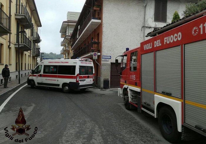Intervento dei Vigili del fuoco in supporto al 118 per trasporto persona con disabilità