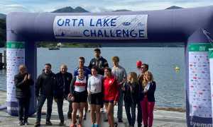 I due podi principali con le autorità