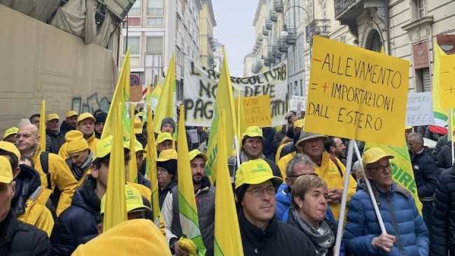 La protesta degli agricoltori