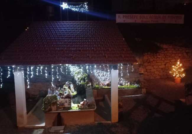 Presepe acqua Borgomanero