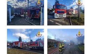 agrate conturbia icnendio villetta