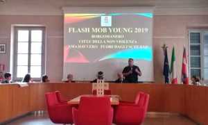 borgo flash mob violenza