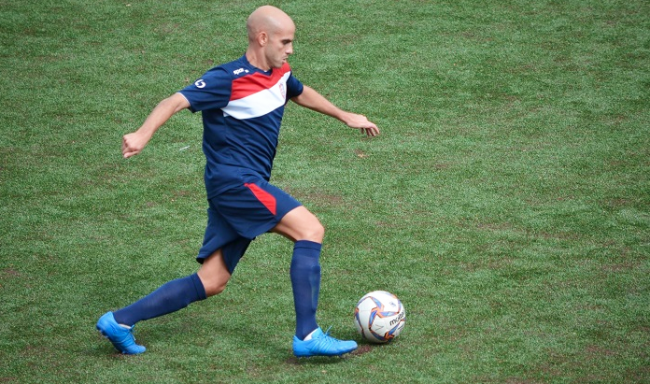 calcio accademia borgomanero giocatore palla