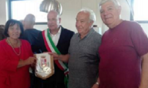 consegna gagliardetto amatrice