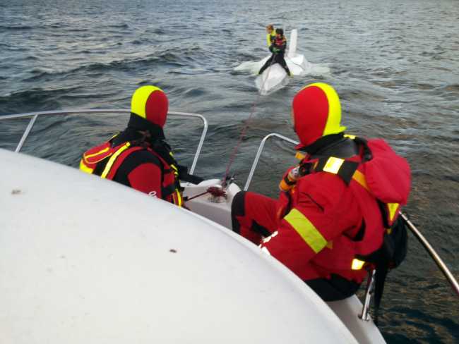 orta barca ribaltata