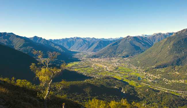 ossola vista veduta domo alta