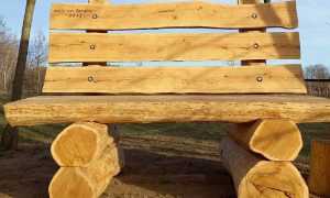 panchina legno Suno