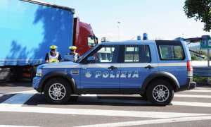 polizia stradale camion