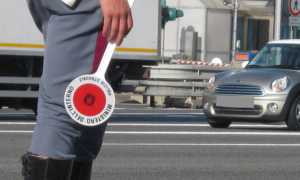 polizia stradale paletta stivali