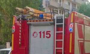 vigili fuoco camion retro