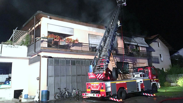 borgo incendio abitazione