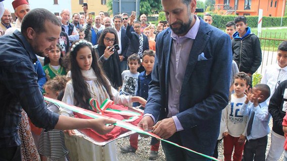 taglio nastro centro islamico