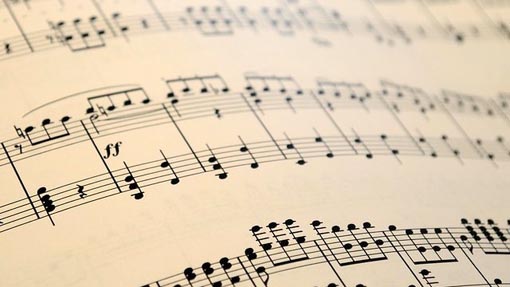 spartito musica foto