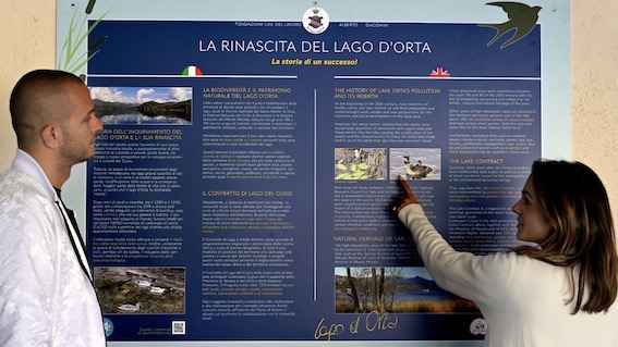 pannello lago orta