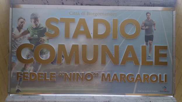 borgomanero stadio targa