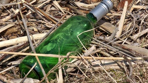 bottiglia rifiuto