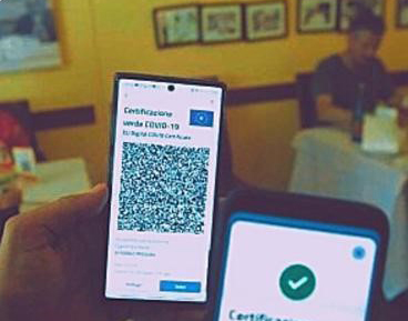 cartello green pass covid