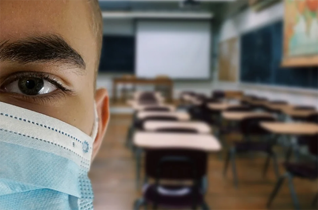 ragazzo maschera aula scuola images articles vco ossola 2020 ottobre thumb medium650 0